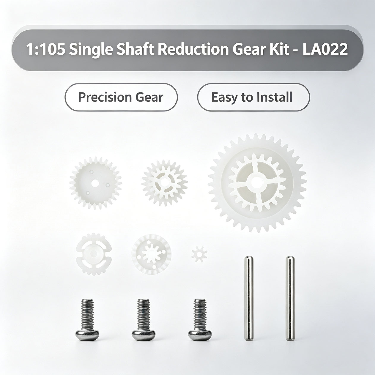 Science Robotics - 48 Single-Axis Plastic Reduction Gear Kit