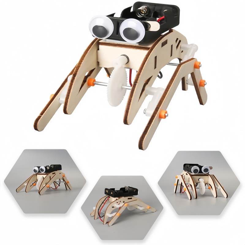 Diy Handmade Walking Spider Ro - Science Project Robot review and price