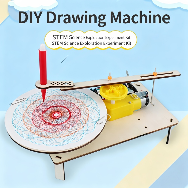 1-3Pcs DIY Wooden Electric Plo - Science Project Robot review and price