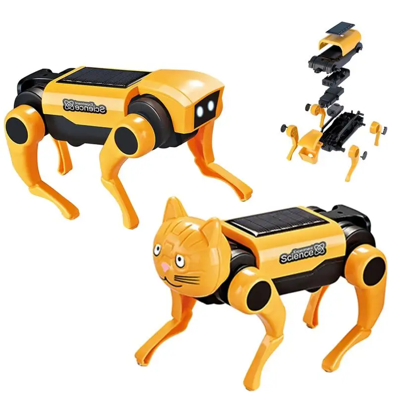 2IN1 Solar Robot Dog Replaceab - Science Project Robot review and price